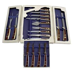 Sheffield English Blades Golden Prestige Cutlery Set 17 PCS Stainless Steel